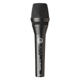 P3 S - Black - High-performance dynamic microphone with on/off switch - Hero