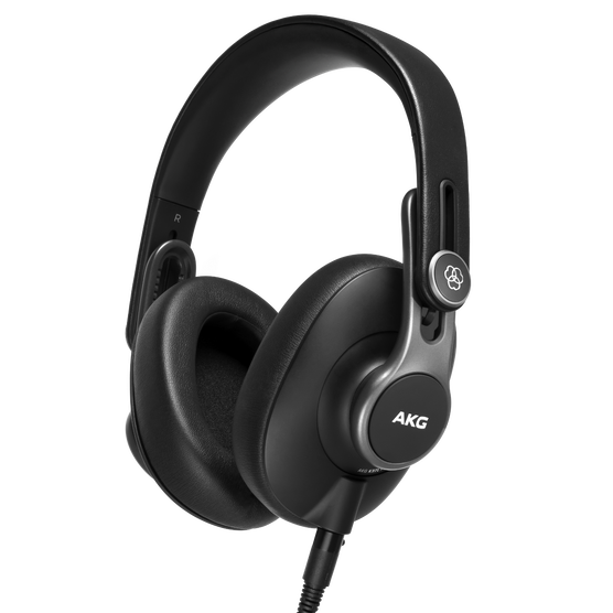 K371 - Black - Over-ear, closed-back, foldable studio headphones - Hero