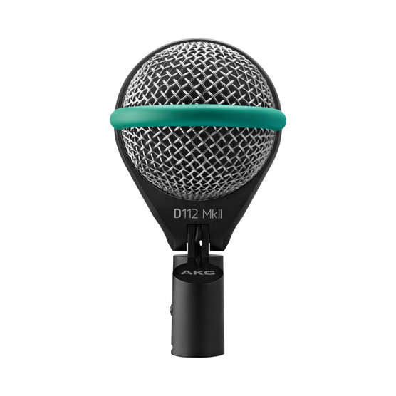D112 MKII - Black - Professional dynamic 
bass drum microphone - Front